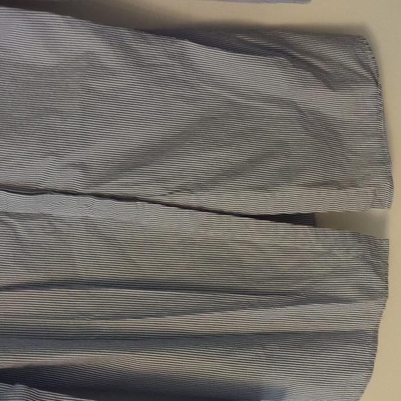 Theory Ophelia Taff Stripe Career Office Work Minimalist Wear Shirt Sz Small - Picture 9 of 9